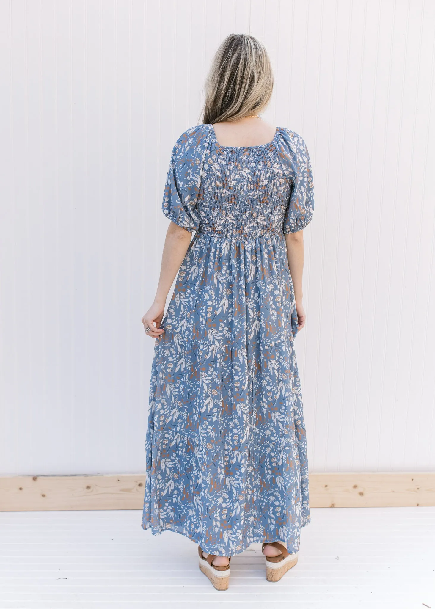 X Indigo Floral Dress