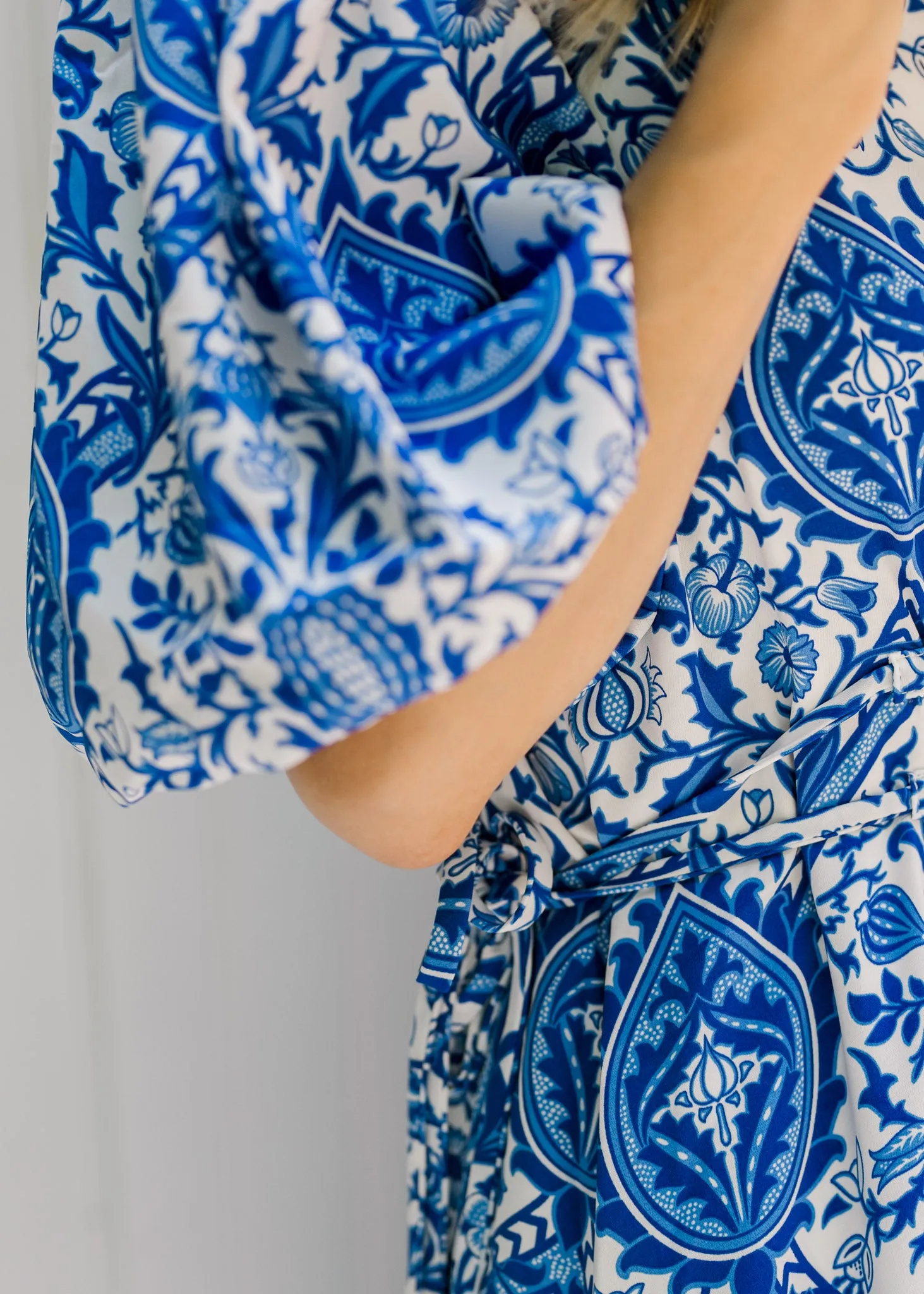 X Porcelain Blue and White Dress