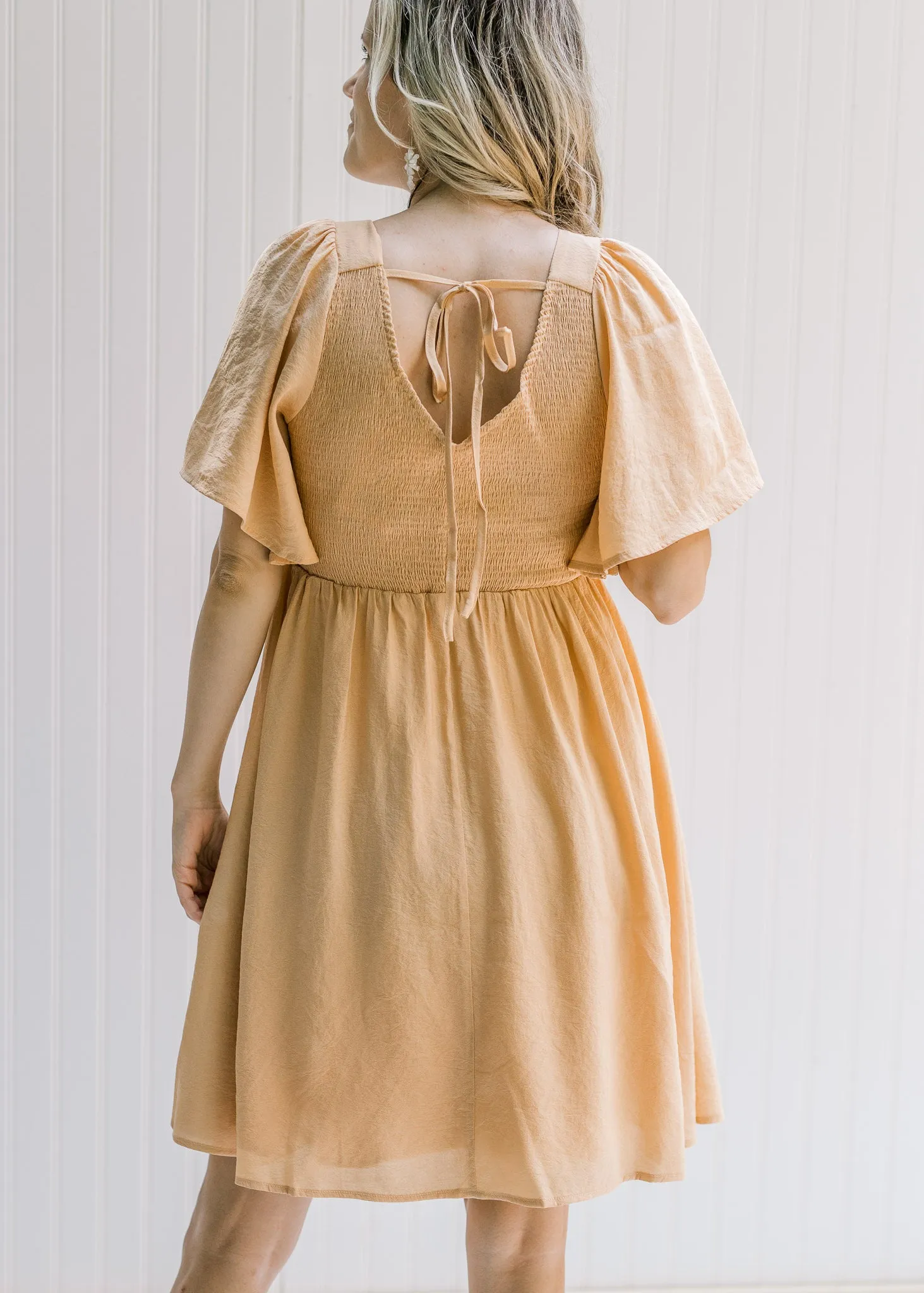 X Summer Salmon Dress