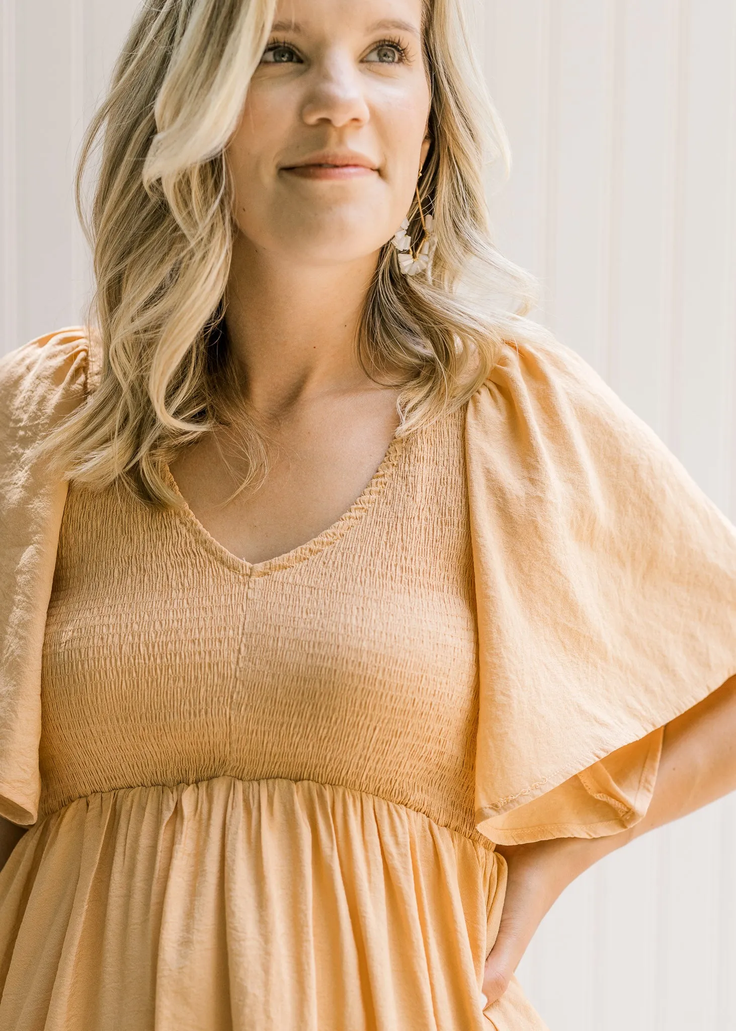 X Summer Salmon Dress