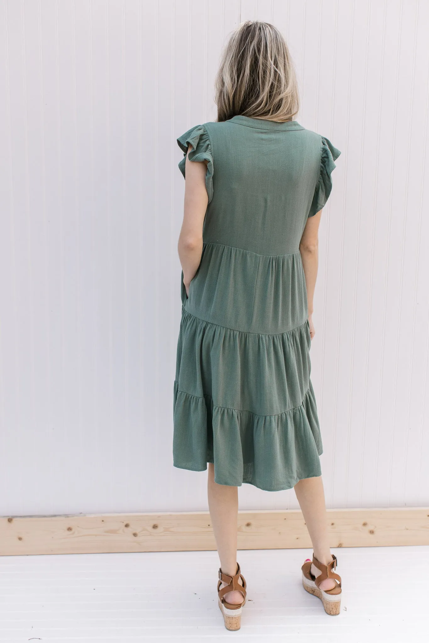 X Tara Green Dress