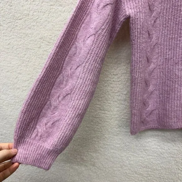 XS - SPLENDID - Lilac Wool Maternity Sweater Natalia Rent the Runway $168 msrp