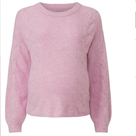 XS - SPLENDID - Lilac Wool Maternity Sweater Natalia Rent the Runway $168 msrp