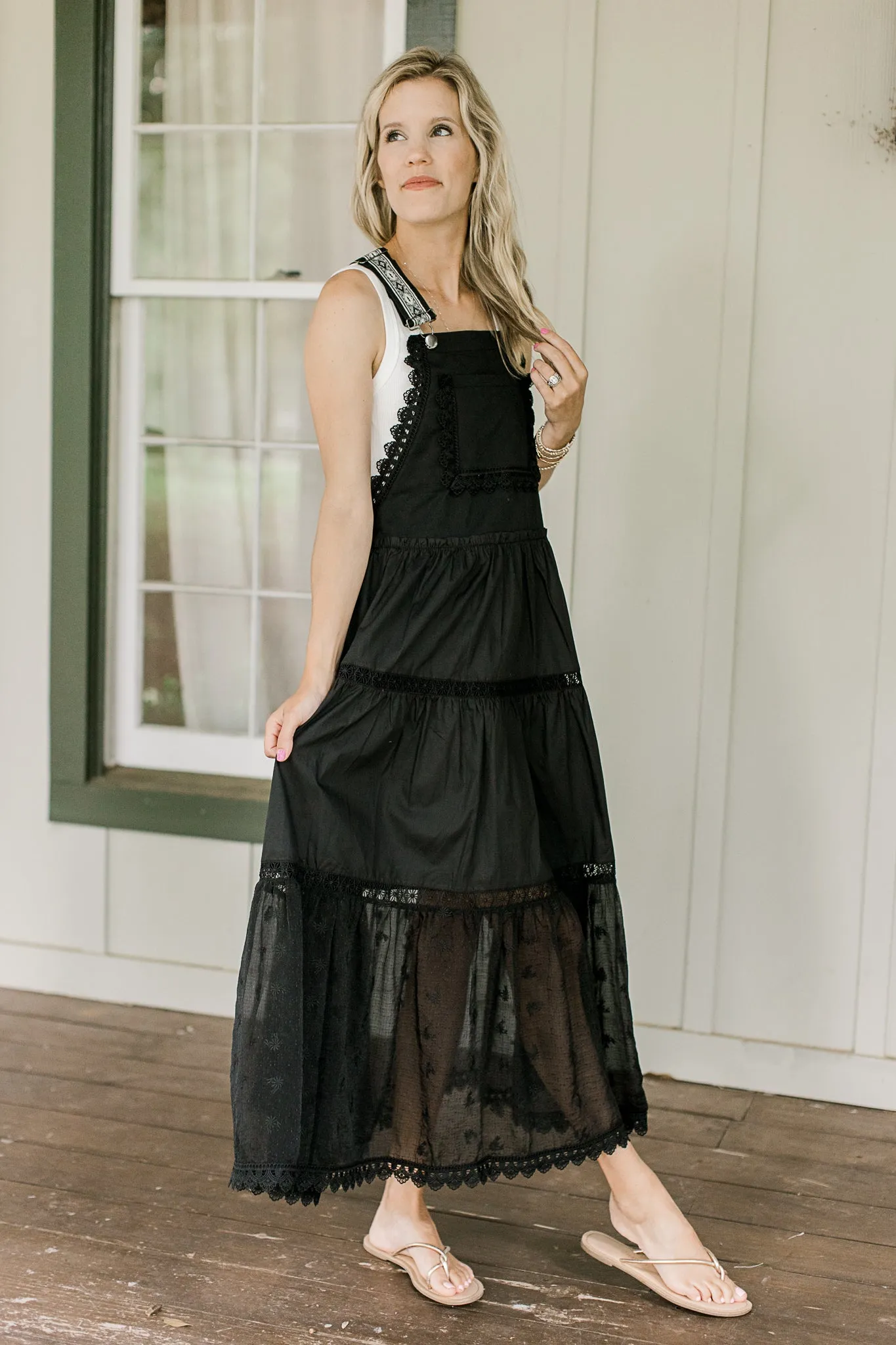 XZ Black Overall Maxi Dress