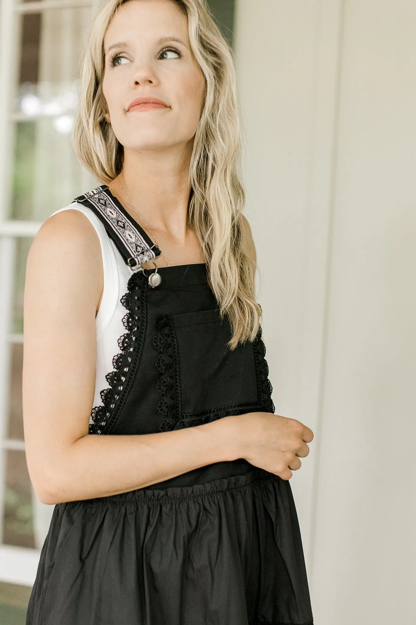 XZ Black Overall Maxi Dress