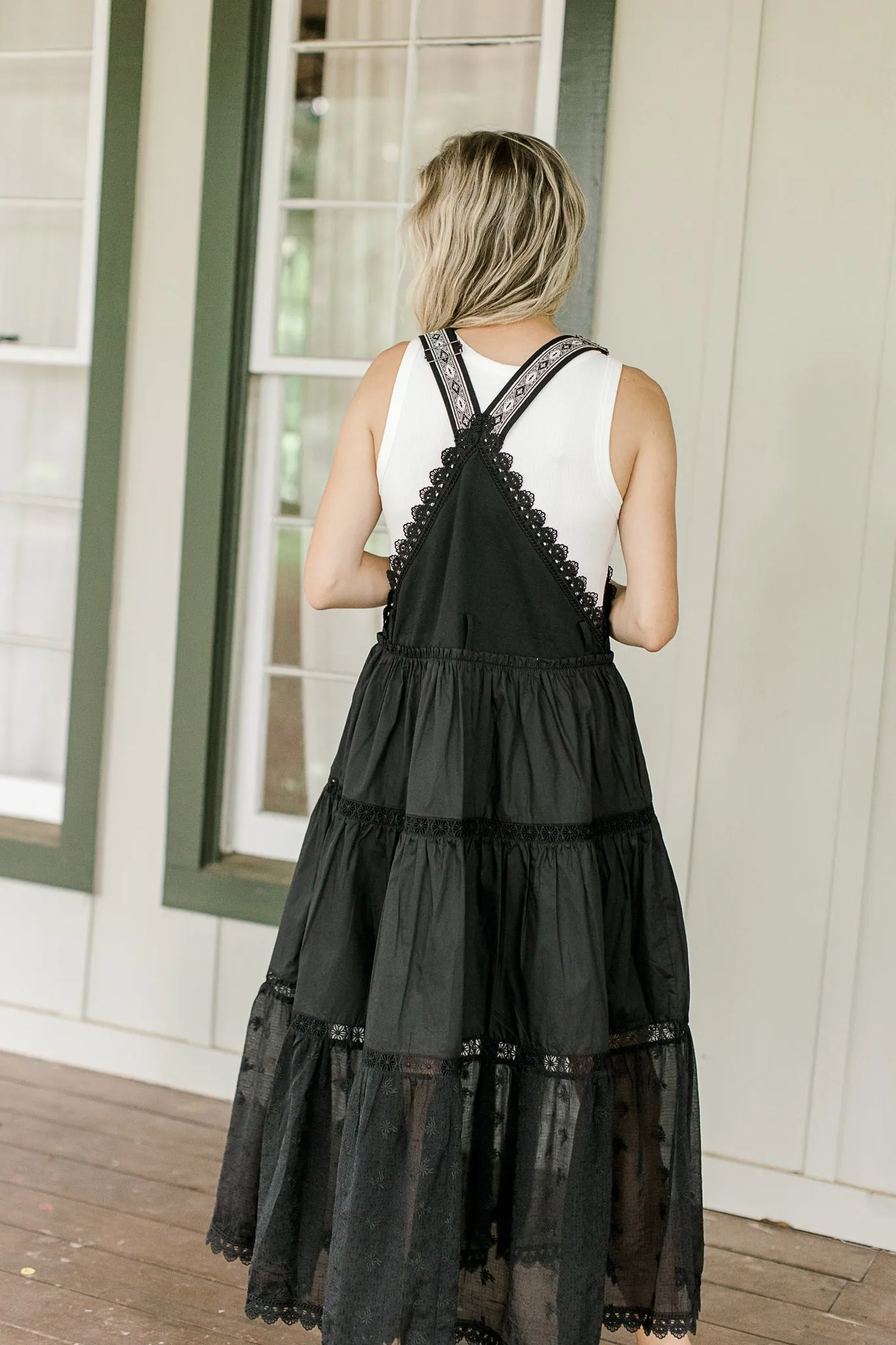 XZ Black Overall Maxi Dress