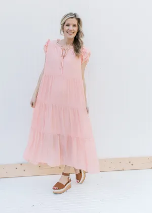 XZ Blush and Ruffles Dress