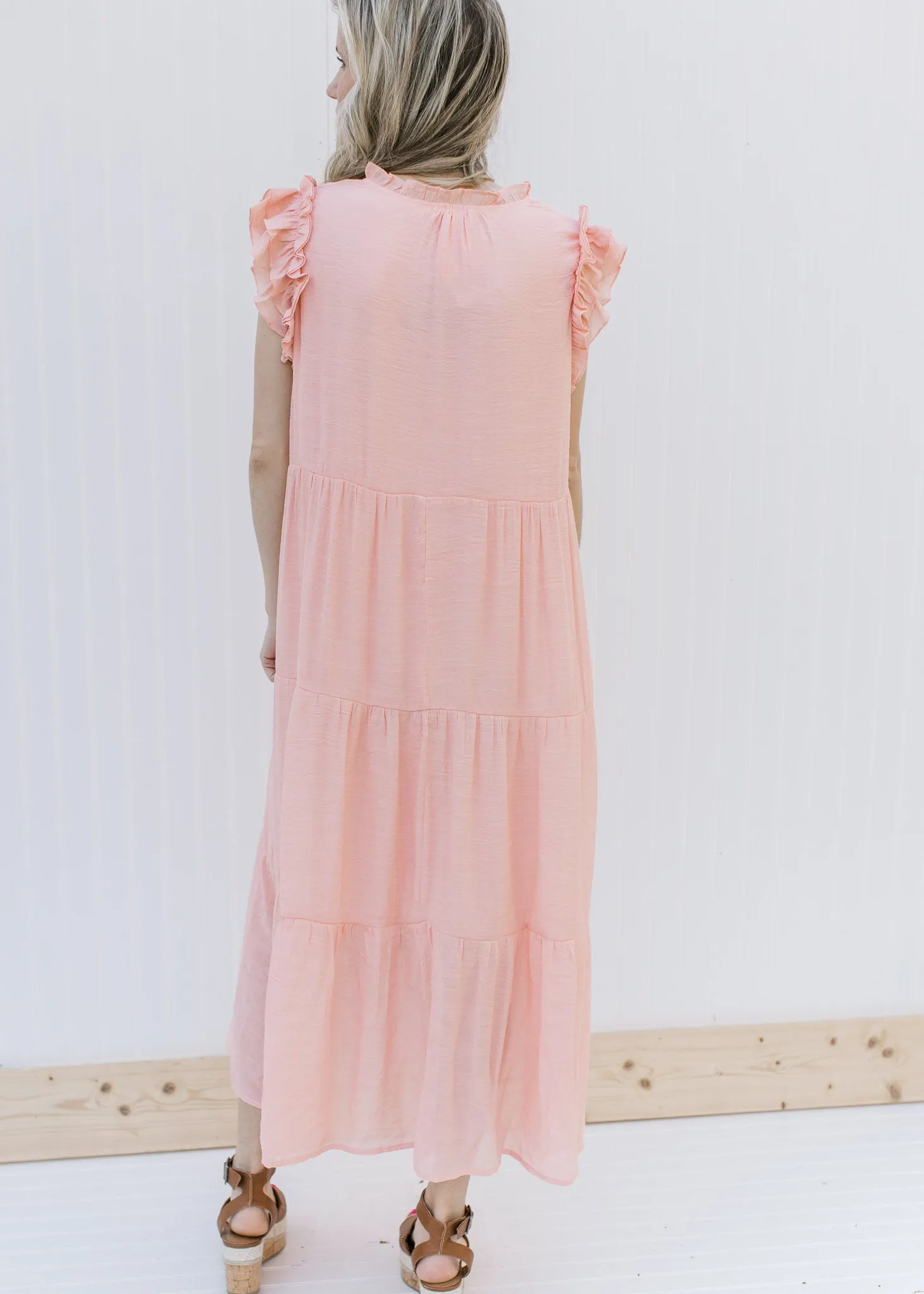 XZ Blush and Ruffles Dress