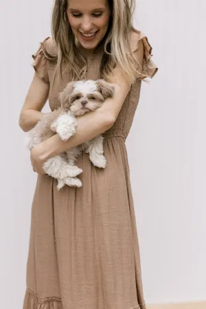 XZ Chocolate Truffle MIdi Dress