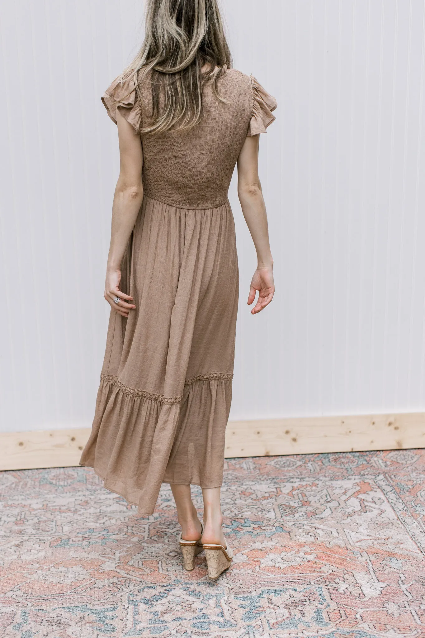 XZ Chocolate Truffle MIdi Dress