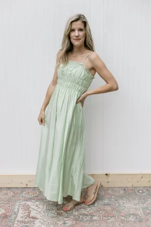 XZ Flowing Pale Green Dress