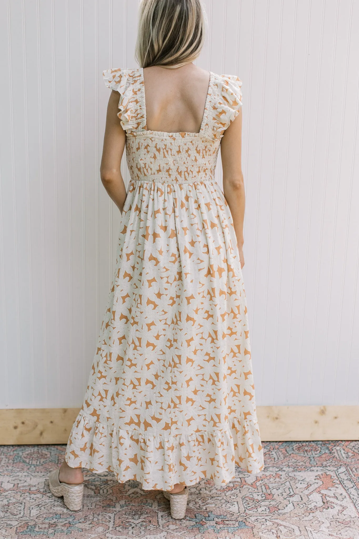 XZ Sunset Floral Print Sleeveless Dress