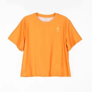 Yellow Marigold Cropped T Shirt