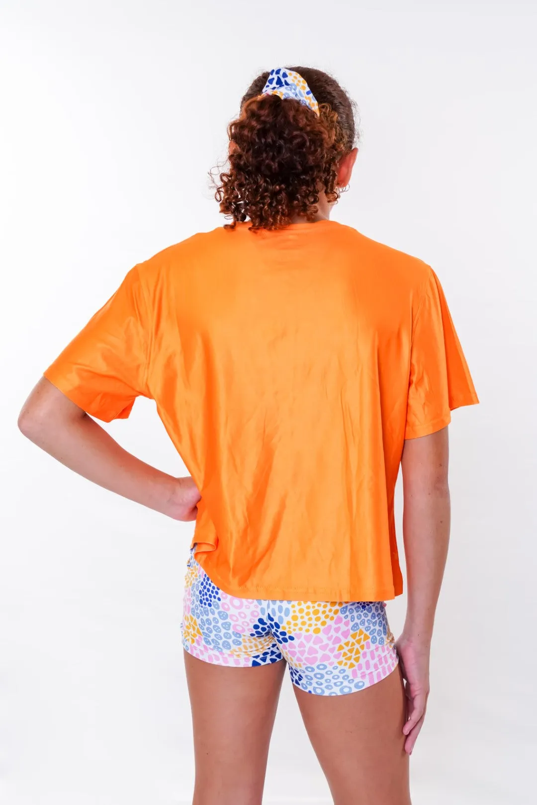 Yellow Marigold Cropped T Shirt