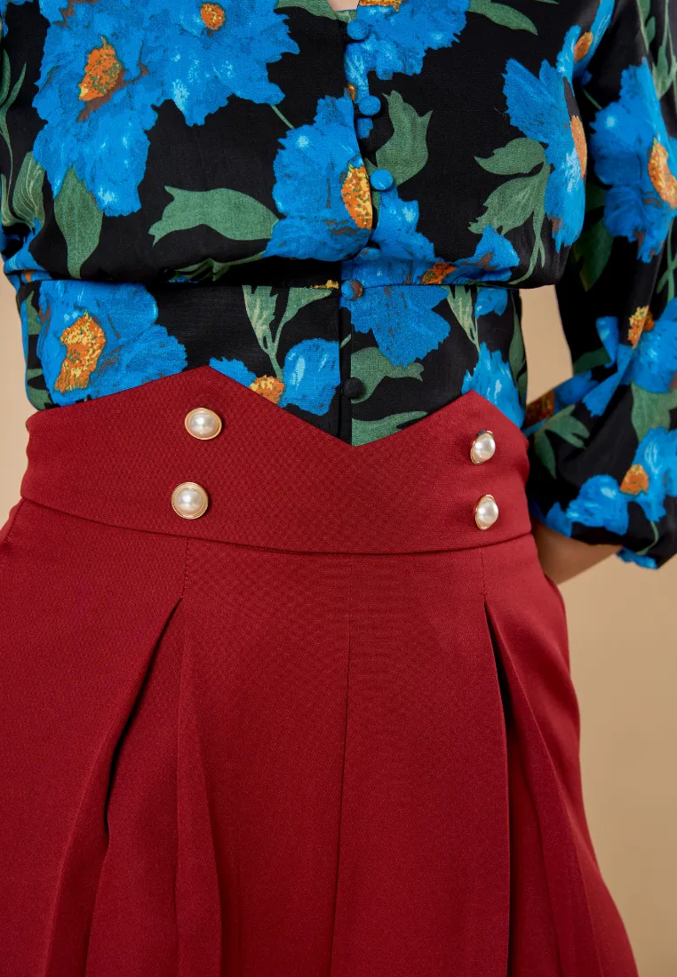 Yvette High-waisted Shorts