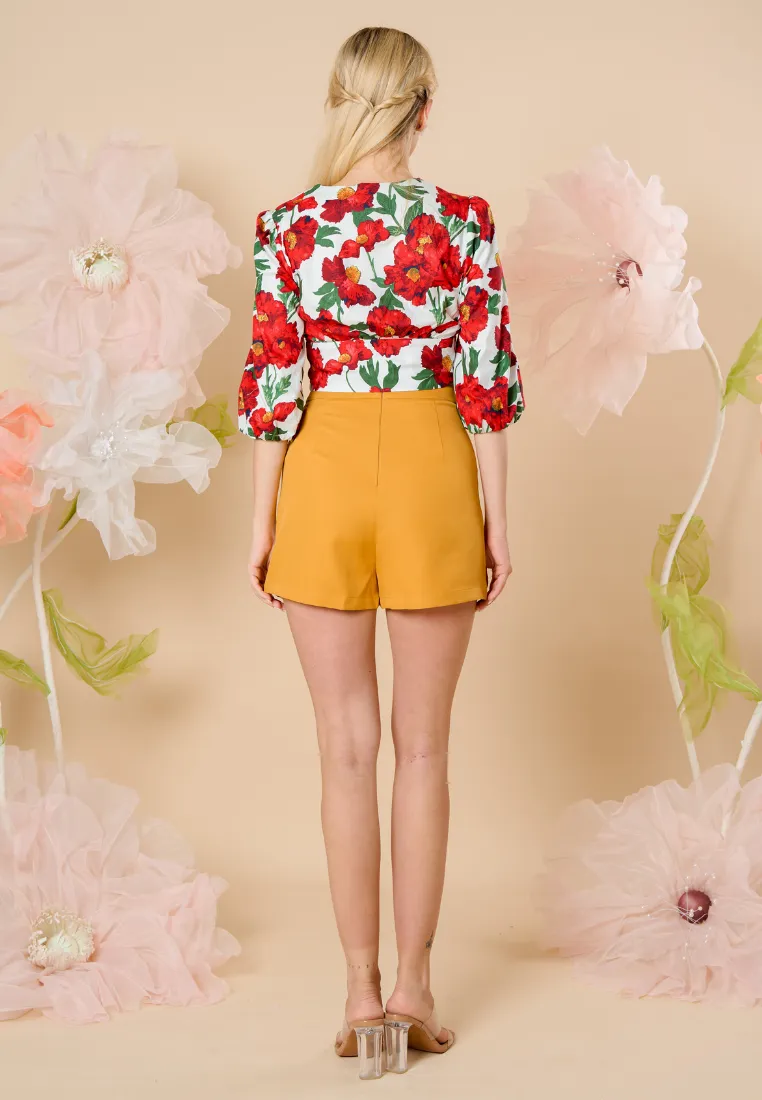 Yvette High-waisted Shorts