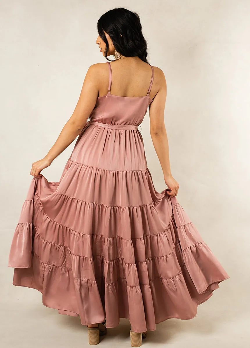 Zayla Bridesmaid Dress in Mauve