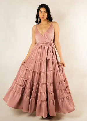 Zayla Bridesmaid Dress in Mauve