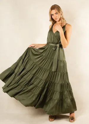 Zayla Bridesmaid Dress in Sage