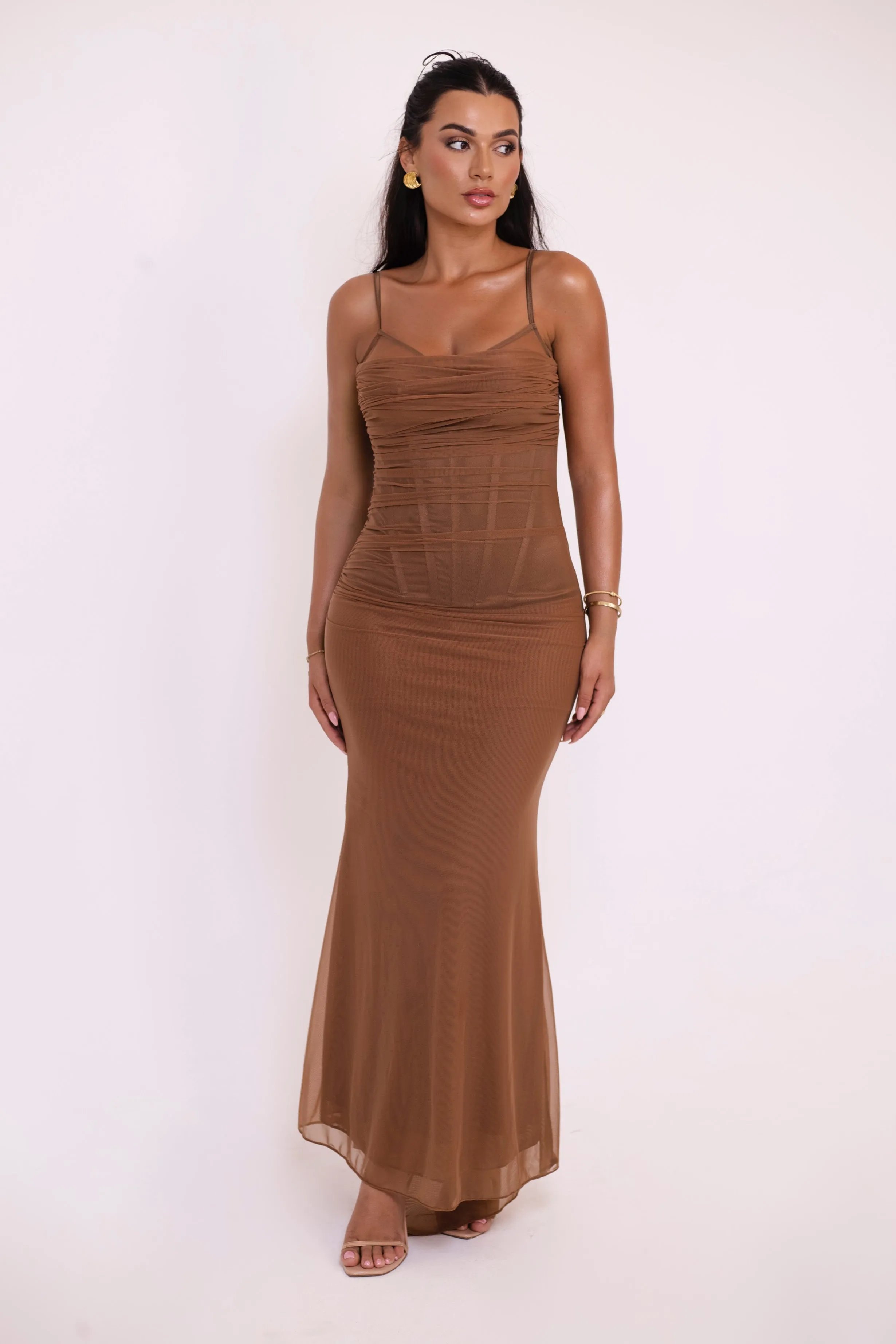 Zenita Taupe Dress