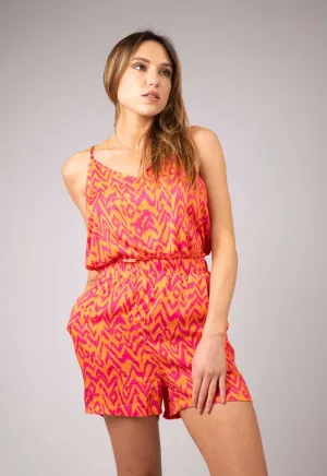 Zibi London SAYA Fuchsia / Orange Shorts