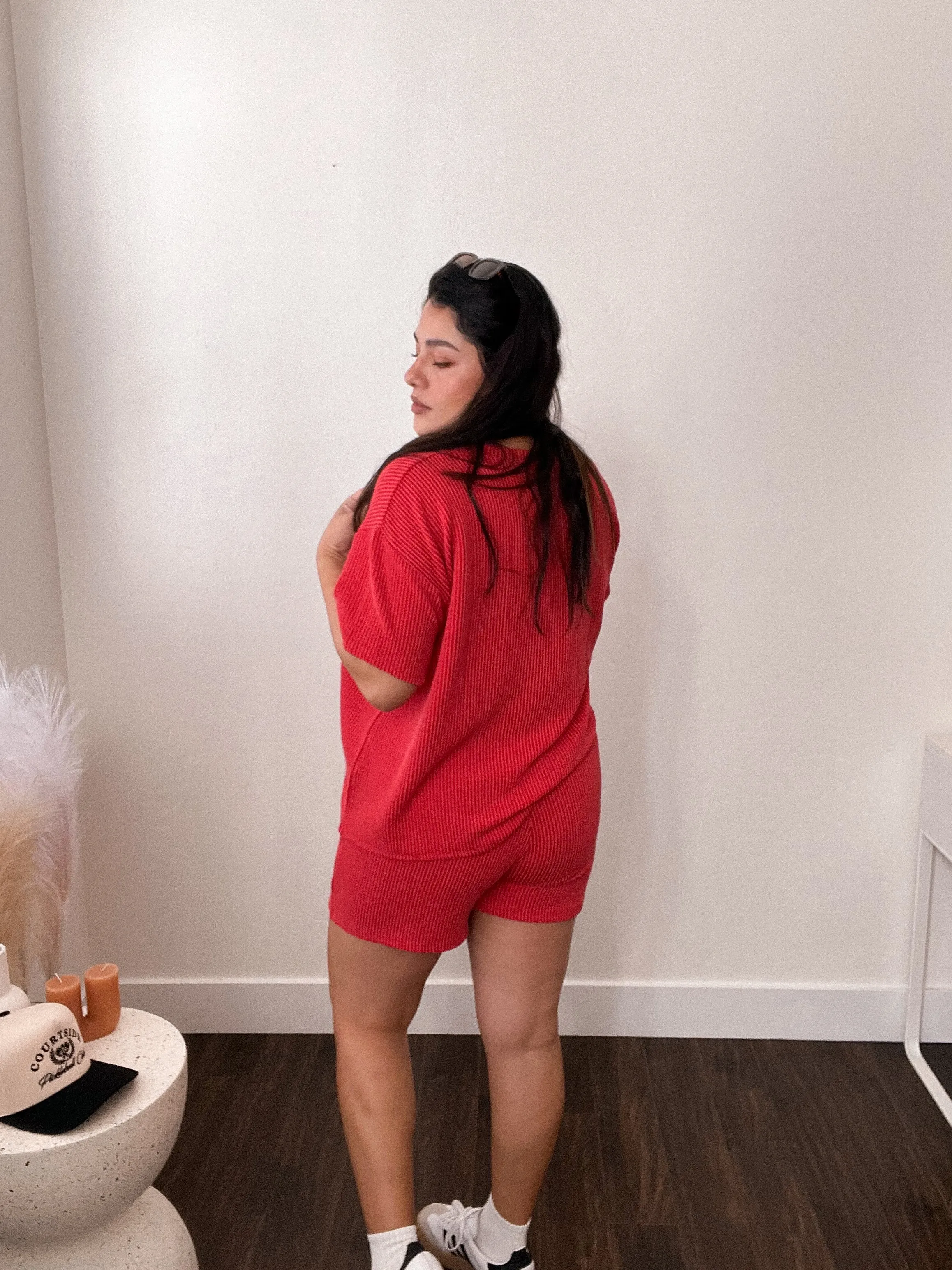 Zoie Ribbed Set *RUBY*