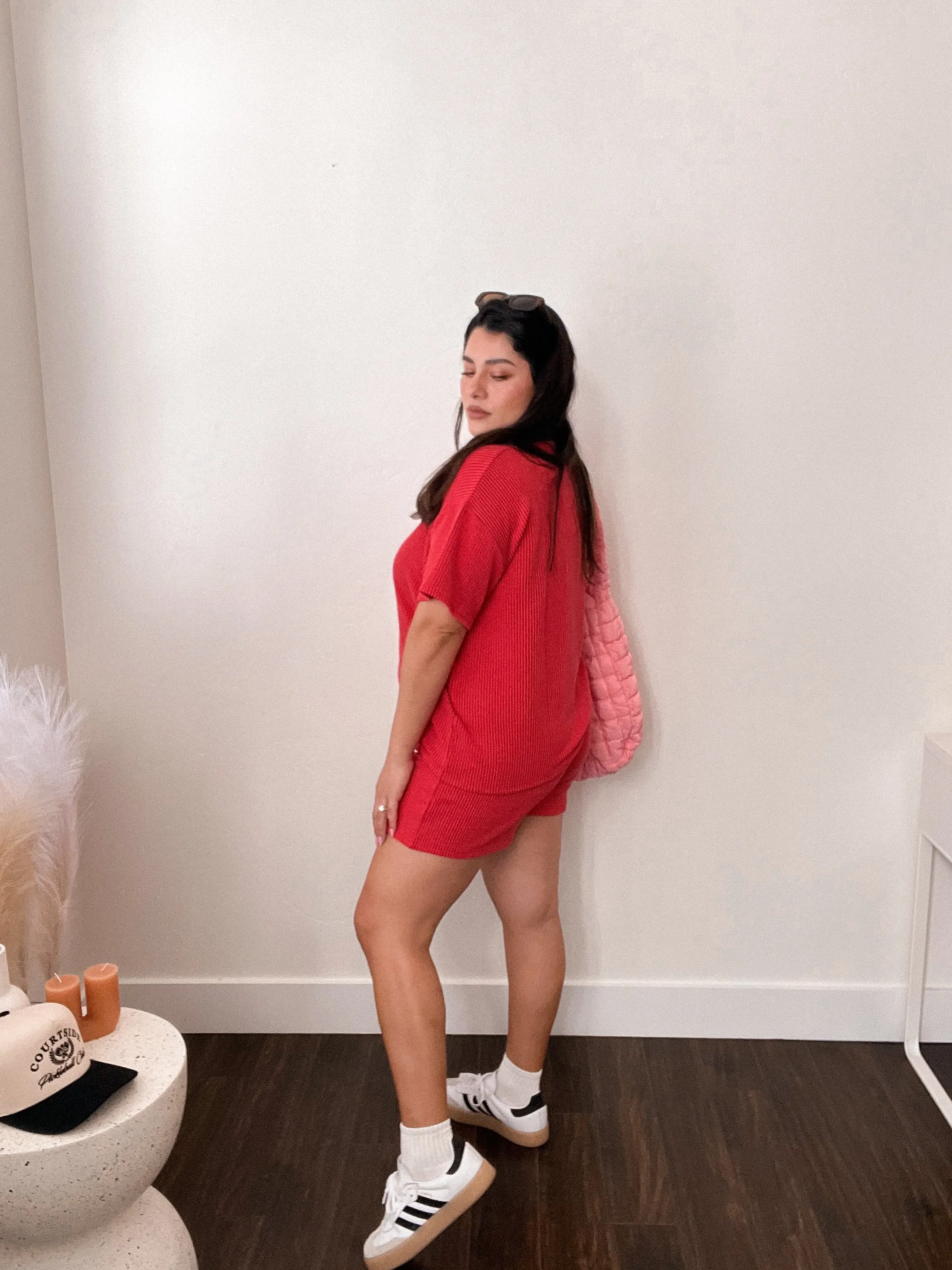 Zoie Ribbed Set *RUBY*